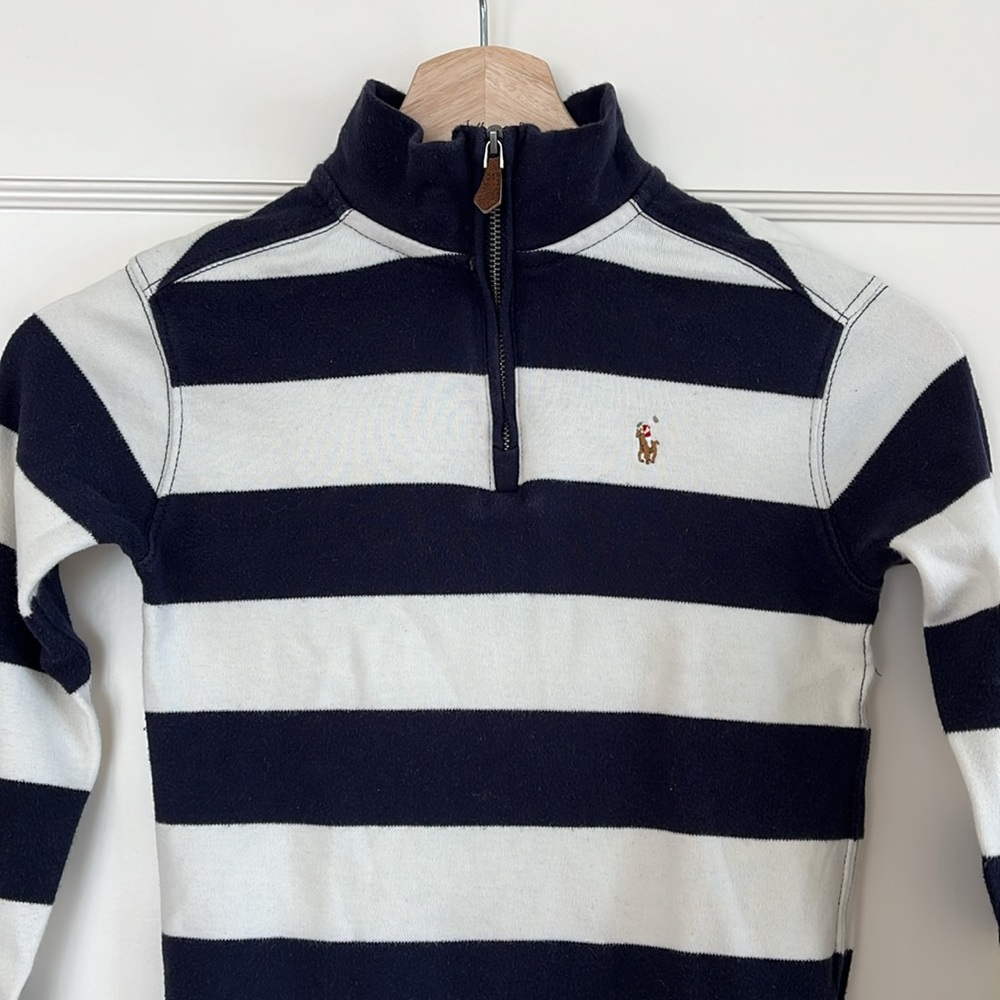 Boys half-zip Polo sweatshirt